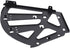 Pissente Black Cold Rolled Steel Shoe Cabinet Hinge, Three Layers Flip Frame Shoe Rack Hardware Accessories
