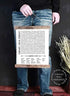 Wood & Canvas Wall Hanging Bathroom Word Search, Forgot Phone Wall Art 12x14.5-Inch