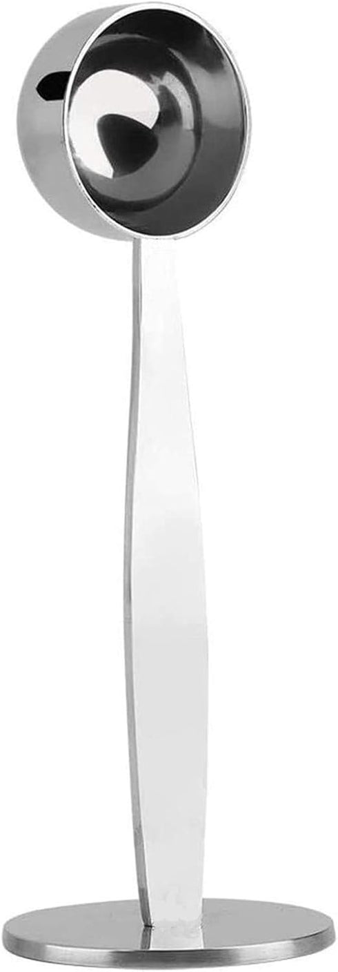 Espresso Scoop with Tamper - 2 In 1 Stainless Steel Coffee Spoon for Measuring and Tamping