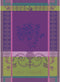 Garnier Thiebaut Myrtilles Violet French Kitchen Towel, 22"x30", Cotton, Jacquard