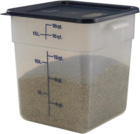 Cambro SFC12453 CamSquares Lid for 12, 18 & 22-Quart Food Storage Containers, Midnight Blue, NSF