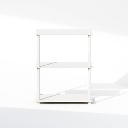 3-Tier 11.6 23.6 29.6, Furinno Turn-N-Tube Book Shelf, Bookshelf, Bookcase with Multipurpose Compact Display Rack, x x