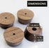Wooden Cutting Board Feet Kit - Silicone Rubber Feet for Raised Cutting Board, Chopping Board Feet