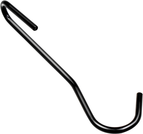 12 Pack Heavy Duty S Hooks, Black Pot Rack Holder Hanger Hooks for Hanging Kitchen Utensils, Pots, Pans, Clothes