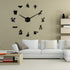 The Geeky Days Dentist Sign - Giant DIY Large Wall Clock with Mirror Effect Dental Clock Wall Art Home Decor