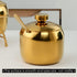 123Arts Stainless Steel Sugar Bowl with Lid and Spoon, Sugar Container for Coffee, Salt, Spices