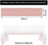 FGSAEOR Rose Gold Tablecloth, 12x108inch Sequins Table Runners and 54x108inch Plastic Table Cloths for Christmas