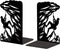 Peacoblue Metal Bookends for Shelves, Modern Decorative Heavy Duty Study Book Ends
