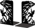 Peacoblue Metal Bookends for Shelves, Modern Decorative Heavy Duty Study Book Ends