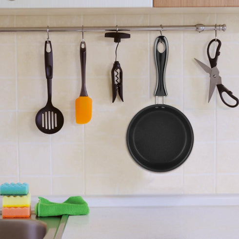 Mini Nonstick Omelet Pan, Frying Egg Pan Skillet with Rubber Grip Handle for Eggs and Pancakes