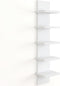 Fun Memories 5 Tier Wall Shelf Unit, White Floating Shelves for Storage