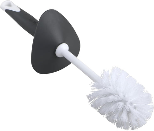2-Piece, Clorox Covered Toilet Brush and Caddy with Splash Guard & Non-Skid Base, White