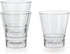 G.E.T. S-11-CL-EC 12 oz. Clear Rim-Full Stackable Glass, Break Resistant (Pack of 4)