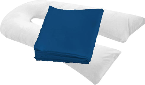 MoonRest Pregnancy Full Body Pillow Cover U-Shaped Universal Fit U Replacement Cover