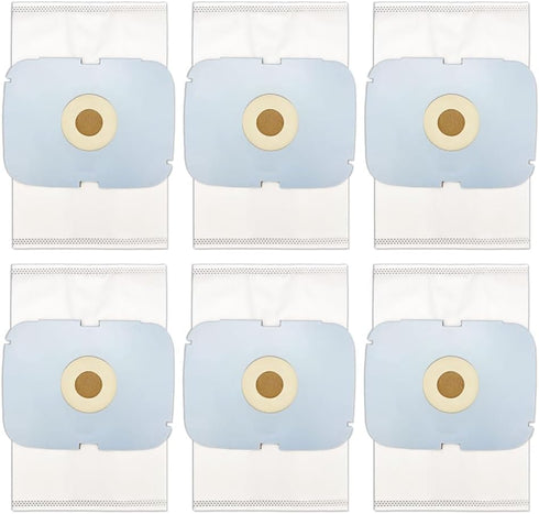 6 Pack Spare Parts Style-P Dust Bags, Compatible with Lux Guardian Platinum by Electrolux