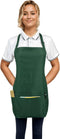 3 Adjustable Waterproof Aprons with Pockets for Men Women, Server Apron for Kitchen Cooking Gardening Restaurant