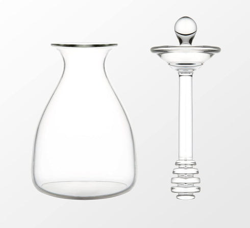 14 Mkono Honey Dispenser Glass Honey Pot Honey Jar with Dipper Sticks and Lid Cover Honey Containers Holder for Home