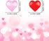 Fangoo 110 Pieces Red Pink Acrylic Heart Gems, Valentine's Day Decor Heart Rocks for DIY Crafts Engagement