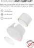 Anti-Spill Cup Holder, Drink Coaster with Anti-Slip Mat for Home Office Outdoors (White)