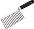 Multifunctional Potato Wavy Edged Knife, Stainless Steel Mezzaluna Chopper, Vegetable Fruit Cutter