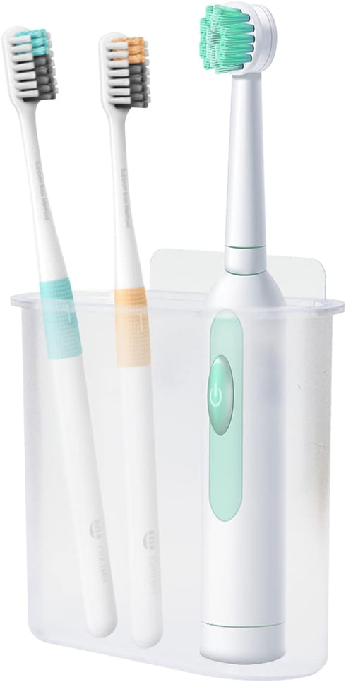 Toothbrush Holders Wall Mounted - Self Adhesive Holders for Electric Toothbrush, Toothpaste, Razor, Tableware Holder