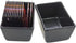 Sizikato Matte Black Porcelain Sugar Packet Holder, 5 Oz Tea Bag Bowl