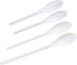 Chef Craft Select Plastic Spoon Set, 4 Piece, White, 10-14.5 Inch