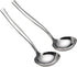 Idotry 2-Piece Stainless Steel Gravy Soup Spoon, Small Ladle for Gravy and Soup