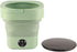 Foldable Portable Washing Machine, Mini Washer 6.5L Large Capacity, Soft Spin Drying, Green, for Home, Camping,