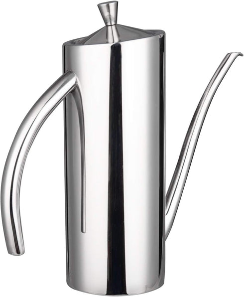 IMEEA Olive Oil Dispenser, SUS304 Stainless Steel No Drip Oil Can, 24oz/700ml Vinegar Container