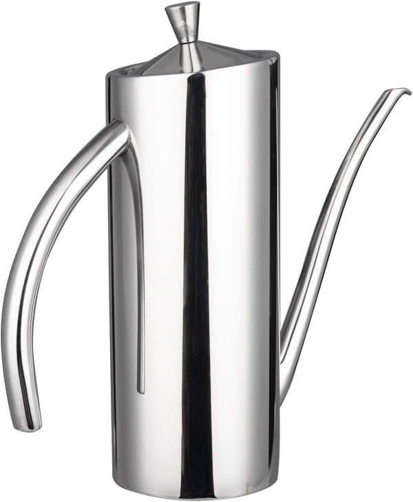 IMEEA Olive Oil Dispenser, SUS304 Stainless Steel No Drip Oil Can, 24oz/700ml Vinegar Container