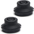 Fielect 2pcs Electric Kettle Base Coupler Connector, Black Temperature Control Tip Top Base Socket 220V