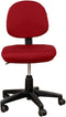 TOPINCN Office Computer Chair Covers, 2 Piece Split Stretchable Slipcover Protector for Rotating Swivel Chair, Red
