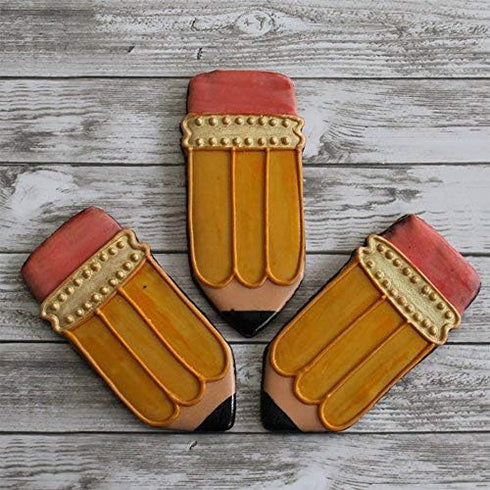 Ann Clark Cookie Cutters School Pencil Cookie Cutter, 3.75", Made in USA