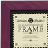 Mill Hill Wooden Frame, 6"X6", Matte Plum