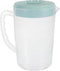 Hemoton Plastic Pitcher with Lid, 2000ml Lemonade Pitcher, Airtight Juice Beverage Jar