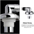 PVC Washing Machine Accessories, Washer Machine Coupler, Fitting Drain Backflow Preventer, Dedicated Floor Drain Cover