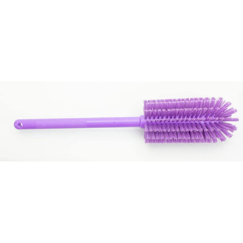 SPARTA Large Water Bottle Brush: Ideal for Wide-Mouth Jars, 16 Inches, Plastic Dishwashing Tool, Purple.