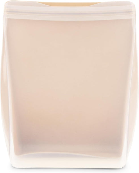 W&P Porter Silicone Reusable Storage Bag, 50oz Stand-Up Sandwich Container, Microwave and Dishwasher Safe