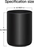 Matte Black Ceramic Utensil Holder for Countertop, Easy to Clean Cooking Utensil Crock, 4.4*6.3 Inch
