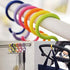 esowemsn 24pcs S Shaped Colored Plastic Hanging Hooks, Home Kitchen Accessories