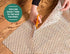 Epica 3x5 Rug Pad, Anti Slip Gripper Mat for Indoor Outdoor Rugs, Protects Floors, Cut to Size