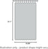Door String Curtain Flat Silver Ribbon Thread with Shaggy Tassel Room Divider, 39’’x79’’, (Gold-style2)
