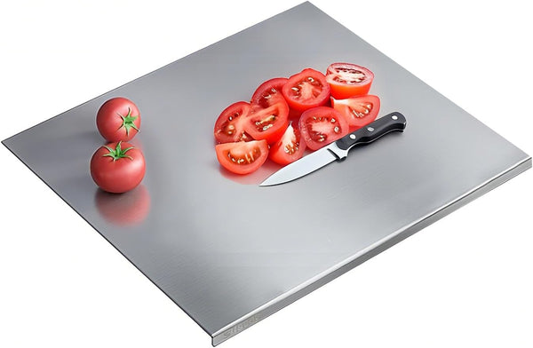 Scyllantric 304 Stainless Steel Cutting Board Stainless Steel Kitchen Chopping Boards Non-Slip, Dishwasher