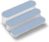 madesmart Clear Shelf Organizer - Lt. Grey, 3-Tier Cabinet or Countertop Organizer, Soft-Grip Lining and Non-slip Feet,