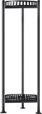 LUBORN Plant Stand Indoor Outdoor, 30'' Tall Plant Stands, 2 Tier Metal