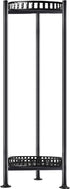 LUBORN Plant Stand Indoor Outdoor, 30'' Tall Plant Stands, 2 Tier Metal
