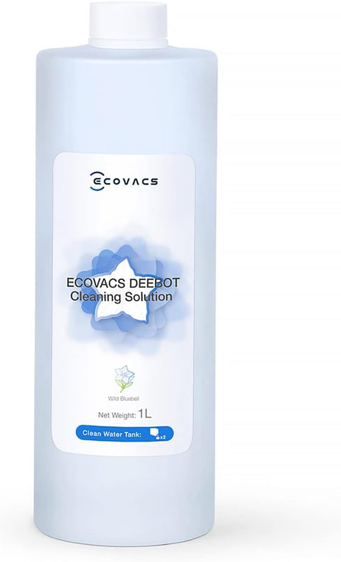 ECOVACS Multi-Surface Floor Cleaning Solution, 1L, Compatible with DEEBOT T30S COMBO, T30S, X2 COMBO, X2 OMNI, T20