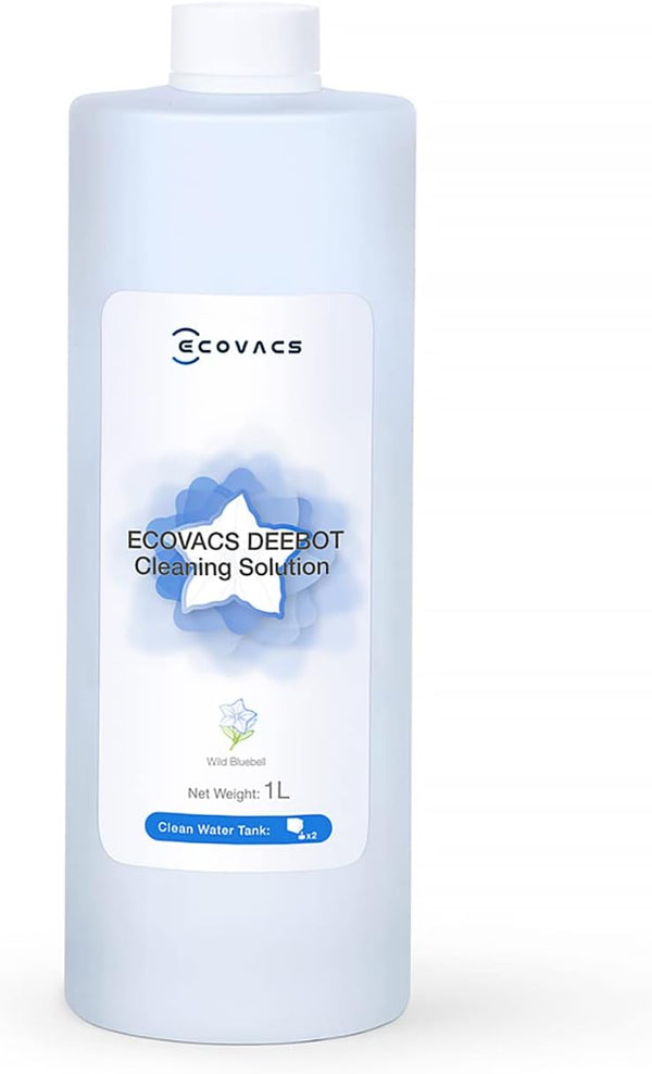 ECOVACS Multi-Surface Floor Cleaning Solution, 1L, Compatible with DEEBOT T30S COMBO, T30S, X2 COMBO, X2 OMNI, T20