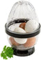 EZ EGGS Hard Boiled Egg Peeler - Handheld Kitchen Tool, 3 Egg Capacity, Peels Egg Shells in Seconds